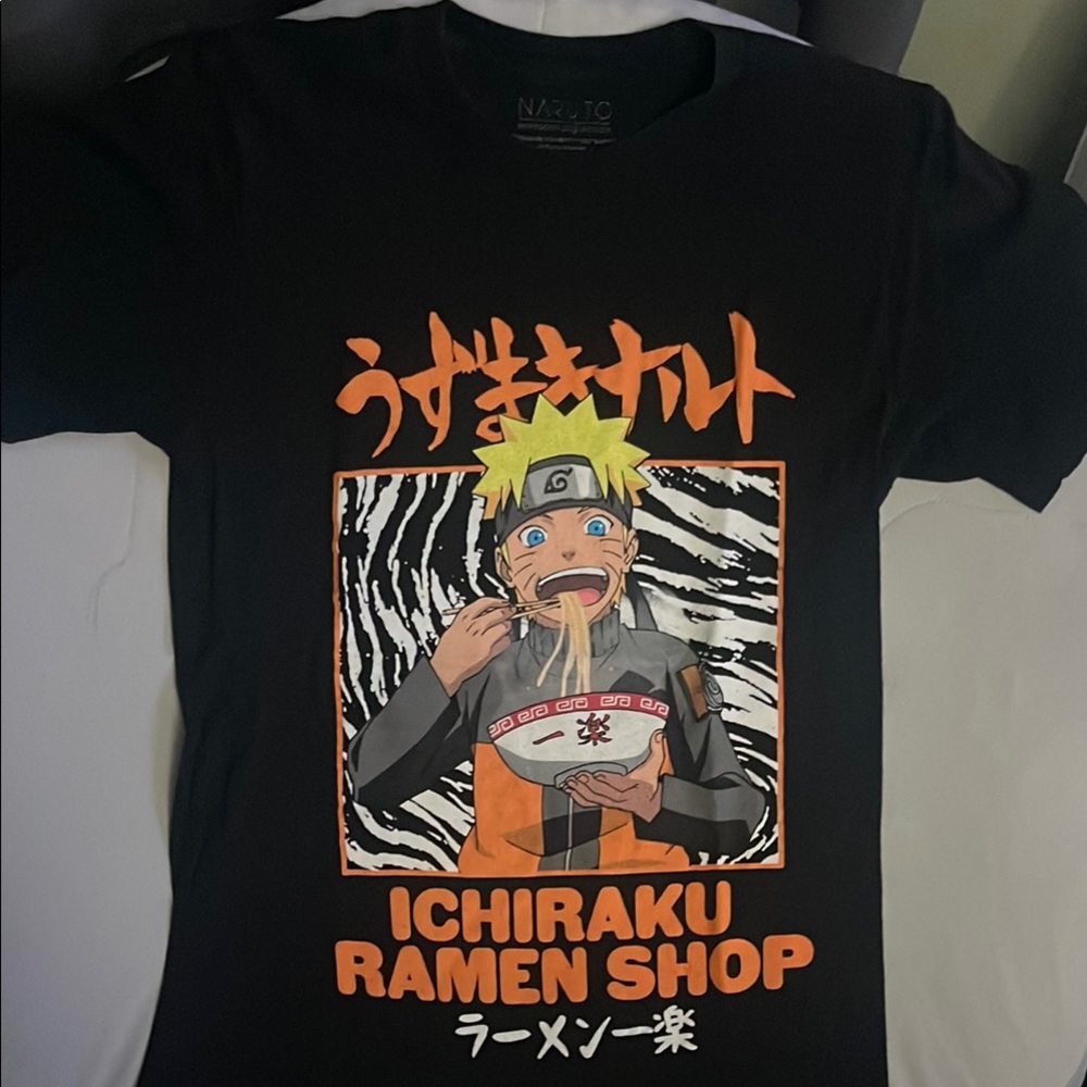 Black Naruto Ichiraku Ramen Shop T-Shirt